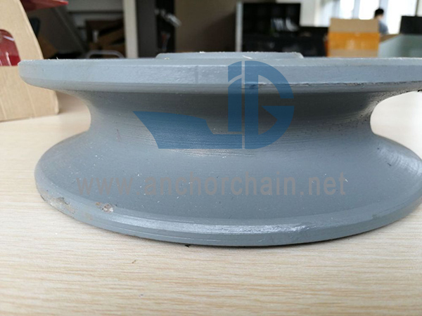 Polea de bloque de acero de 220 mm
