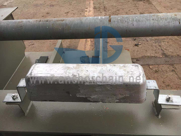 Ánodo de aluminio para tanque de agua de lastre