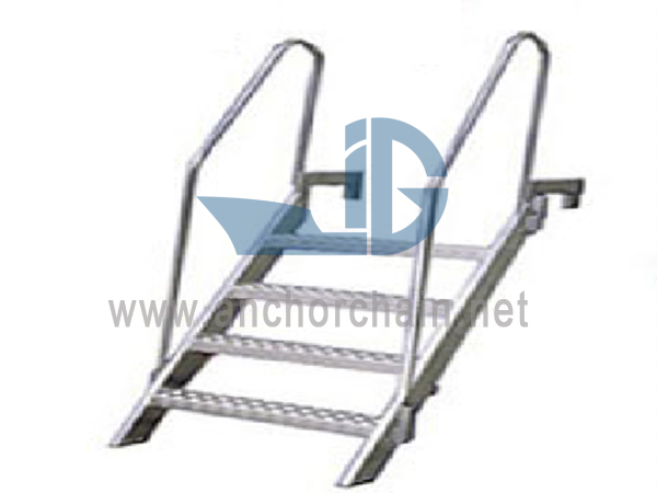 Escalera de baluarte de aluminio
