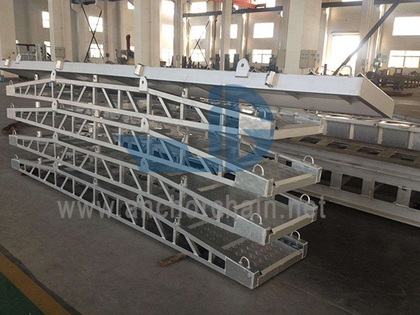 Pasarela de aluminio (tipo curva)