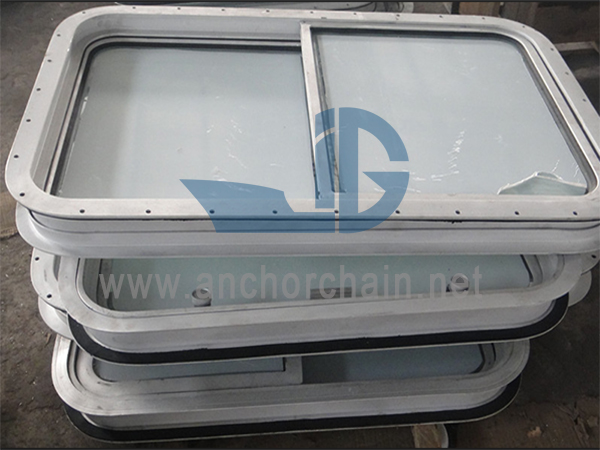 Ventana corrediza simple de aluminio para barco