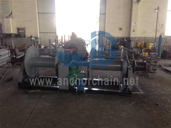 Winch de amarre de ancla