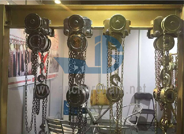 Polipasto de cadena a prueba de explosiones de tipo combinado