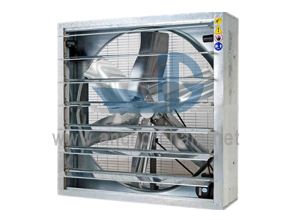 Ventilador de flujo axial cuadrado de montaje en pared DFBZ