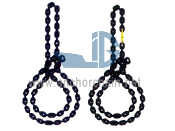 Eslinga de cadena de gargantilla sin fin