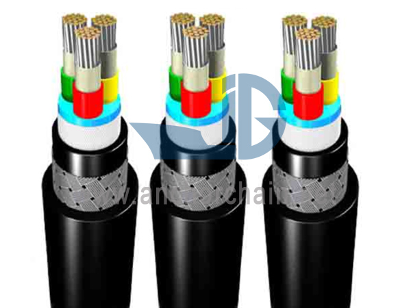 Cable de alimentación a bordo resistente al fuego 0.61KV