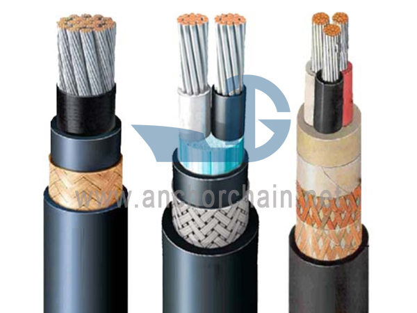 Cable de alimentación a bordo libre de halógenos resistente al fuego 0.61KV