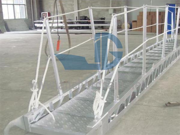 Pasarela de aleación de aluminio de tipo plano