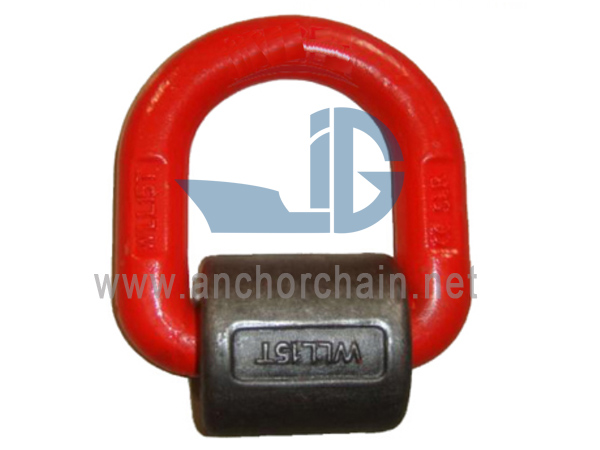 Anillo en D forjado G80 con resorte