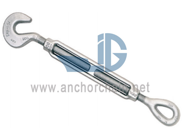 Tensores de ojo de gancho HG225 SS304 O SS316