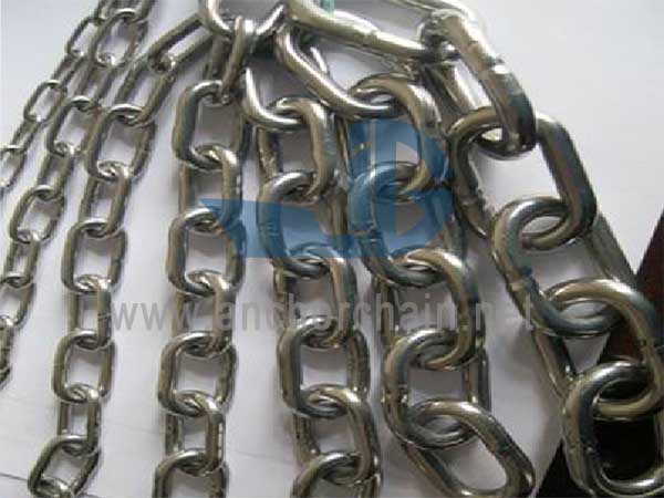 Cadena de acero inoxidable estándar japonés