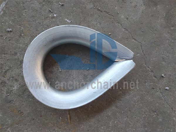 JIS B 2802 Dedal tipo A para cable de acero desnudo