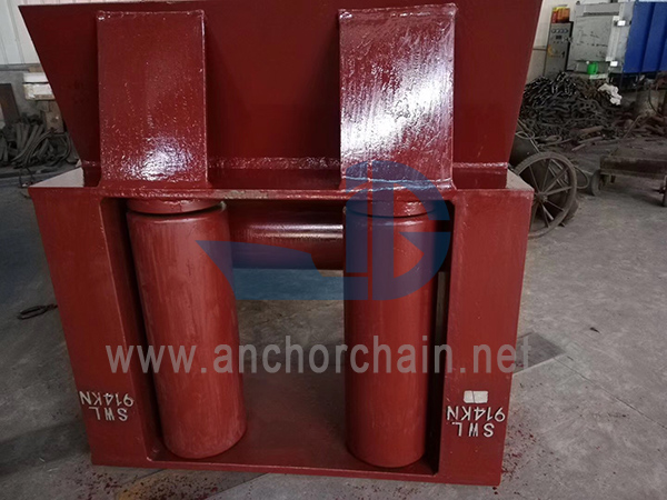 Guiacabos JIS F2026 con rodillo horizontal