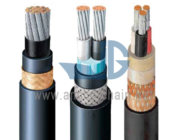 Cable de alimentación marino para buque de carga MGCG 0.61KV
