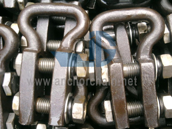 Conector de enlace de cadena tipo grillete de elevación minera