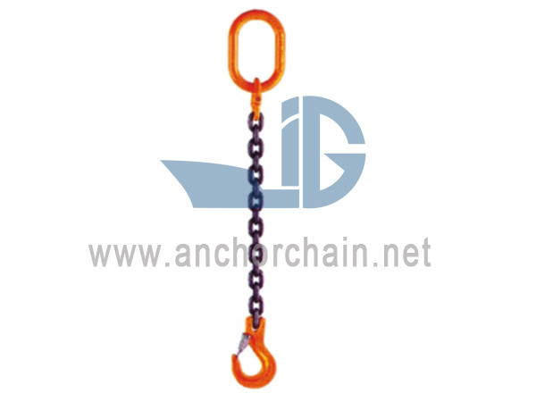 Eslinga de cadena de una pierna