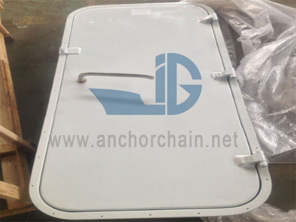 Puerta de aluminio estanca de acción rápida