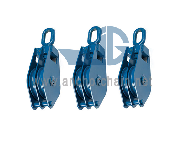Bloques de cable de acero de doble rueda Samson
