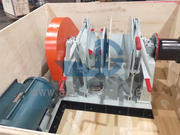 Cabrestante de amarre de molinete eléctrico combinado de un solo tipo