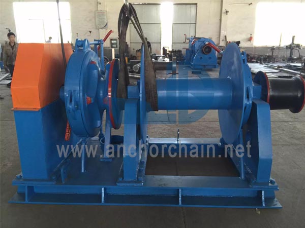 Cabrestante de amarre de molinete combinado hidráulico de un solo tipo