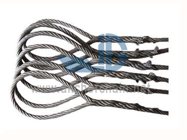 Eslinga de cable de acero empalmado