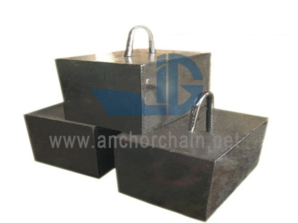 Plomo de hormigón con carcasa de acero