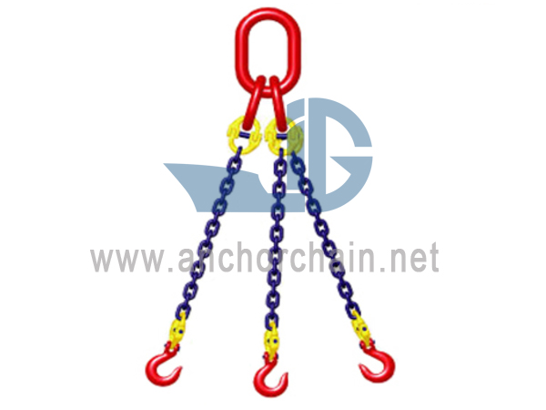 Eslinga de cadena de tres patas