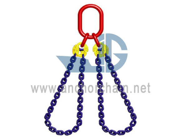 Eslinga de cadena Chocker de dos piernas