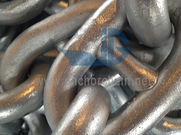 Cadena de ancla galvanizada en caliente U3 de 76 mm
